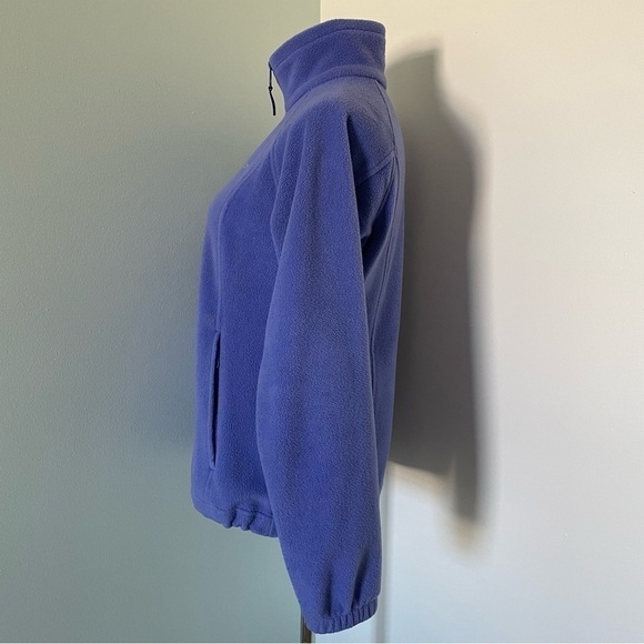 Columbia Women’s Zip Up Fleece Jacket Light Purple Size M - Picture 3 of 10